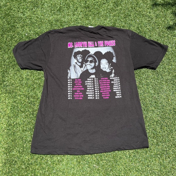 Lauren Hill & The Fugees 25th Anniversary Tour Black Tee - Picture 3 of 5